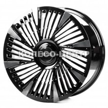 WS Forged WS-LR22C 9,5x22 5x120 ET42,5 DIA72,45 (gloss black dark machined face)