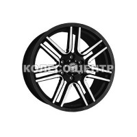 WS Forged WS349 8,5x20 6x135 ET30 DIA87,1 (matt black machined face)